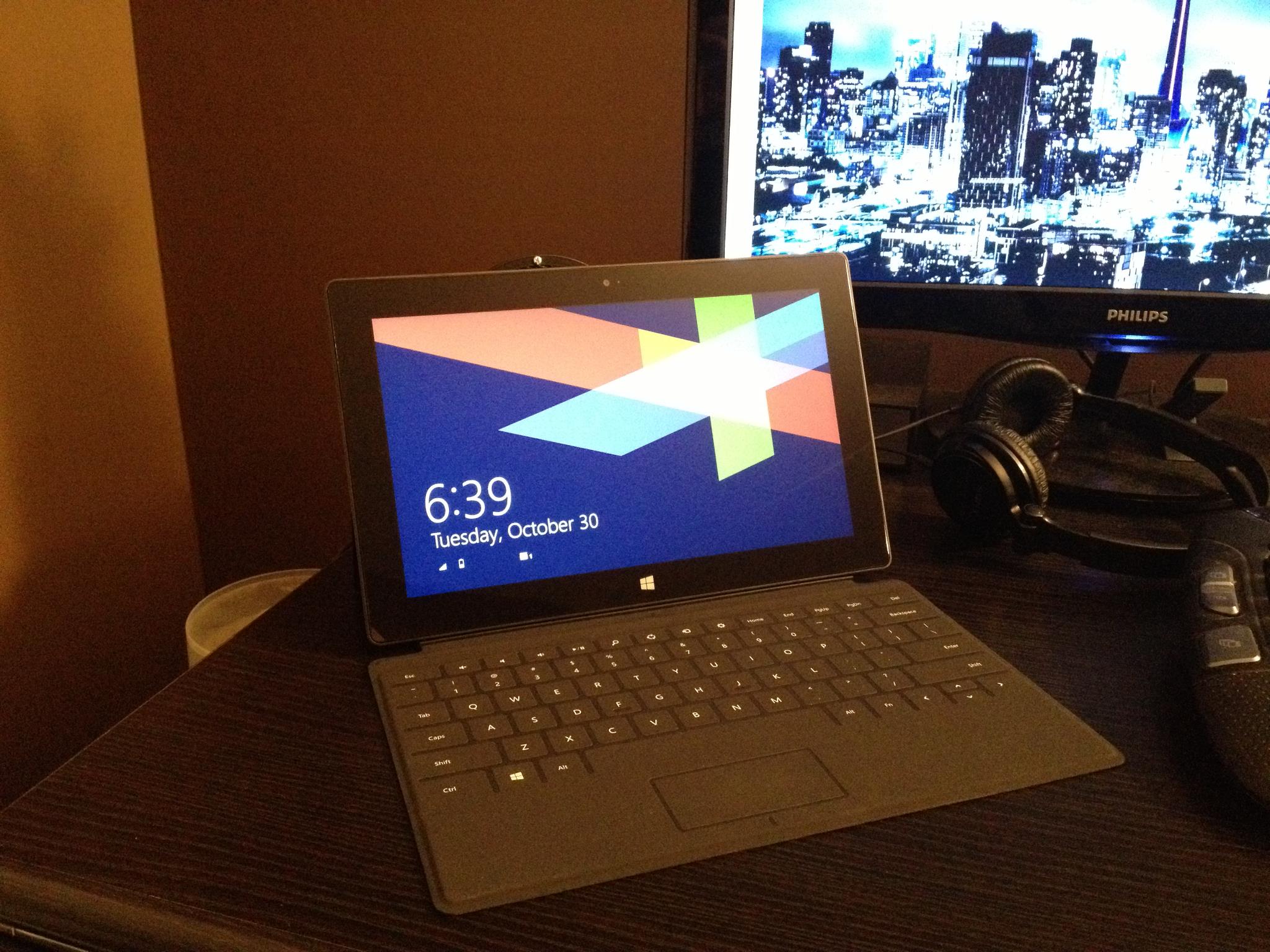 My original Surface RT with Touch Keyboard (taken with my iPhone 4S)