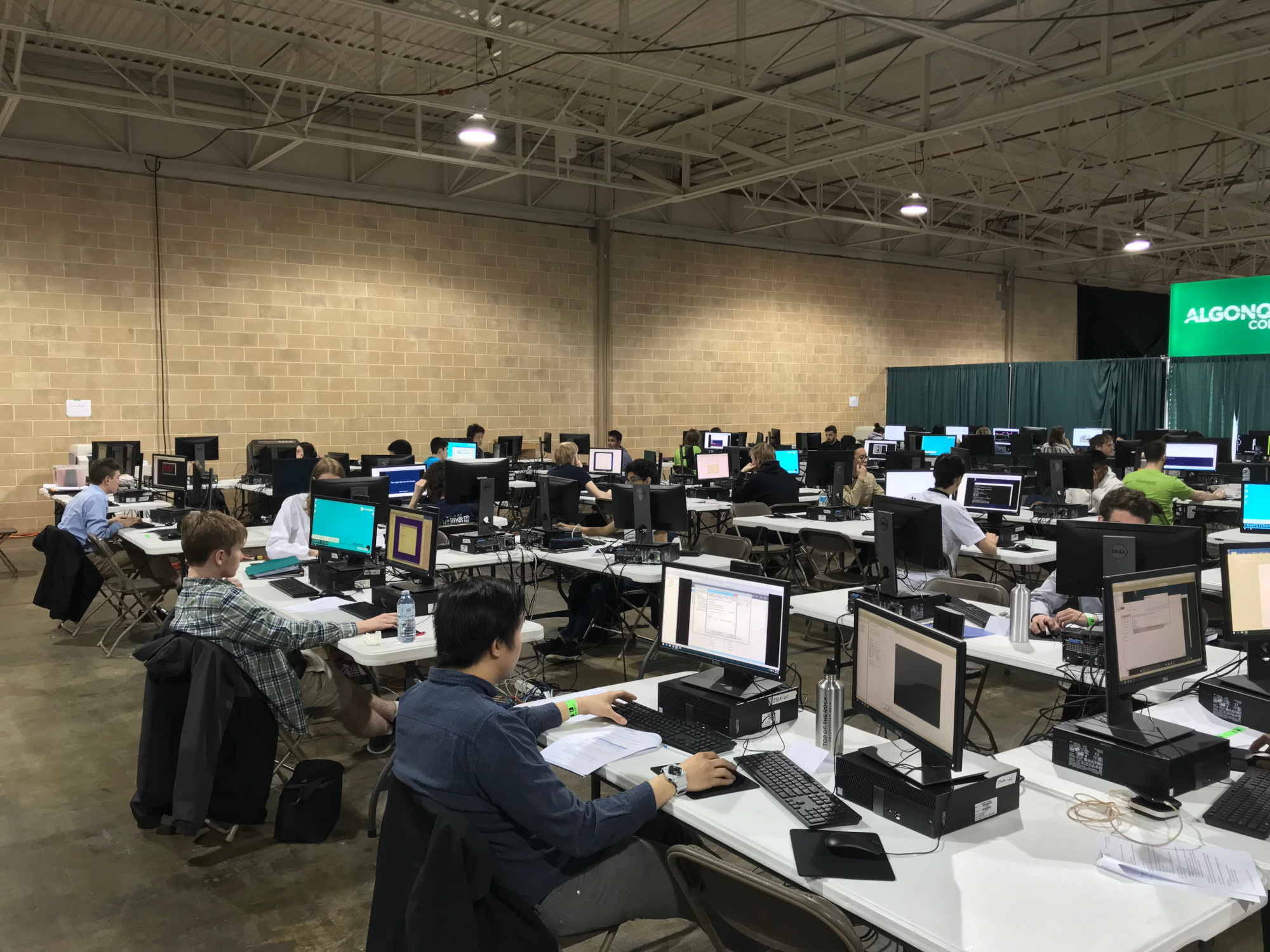 Skills Ontario 2018 Competition. IT Network Systems Administration competition area.